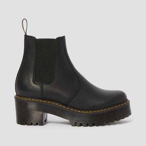 Rometty Wyoming Leather Platform Chelsea Boots